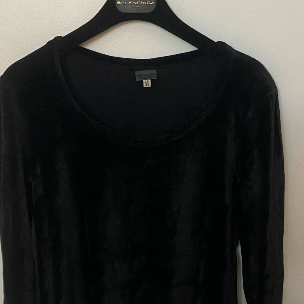 Gianni Versace ( Versus) vintage velour velvet top beautiful timeless piece